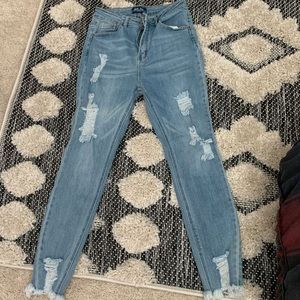 High waist jeans